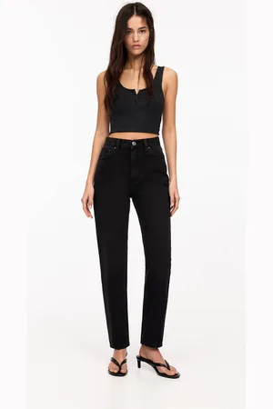Pull&Bear Jeans Mom Fit A Vita Alta