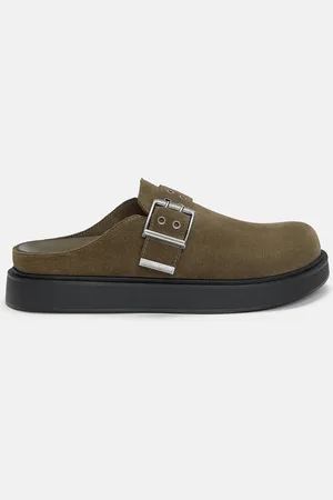 Pull&Bear Sabot In Pelle Con Fibbia
