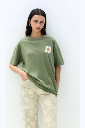 Pull&Bear Maglietta Grafica Pomodoro