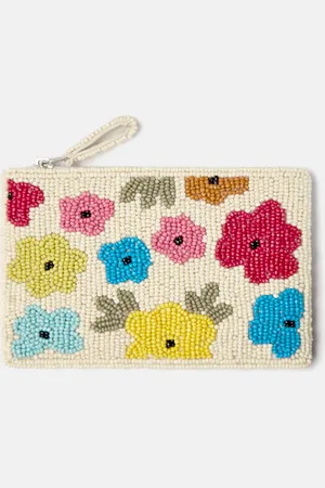 Pull&Bear Portamonete Con Perline E Fiori