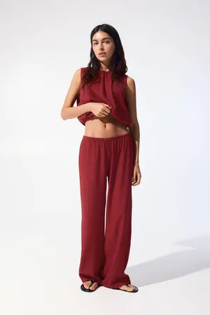 Pull&Bear Pantaloni Pigiama Misto Lino