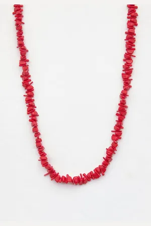 Pull&Bear Collana Perline Corallo