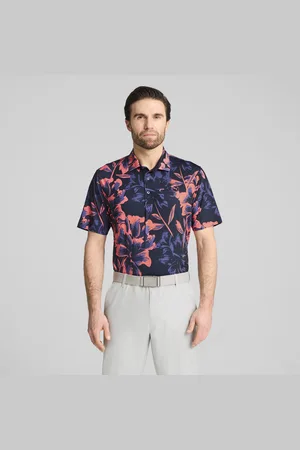 PUMA Polo da golf MATTR Broken Flower da uomo
