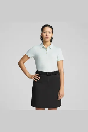 PUMA Polo a maniche corte in jacquard MATTR da donna