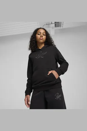 PUMA Felpa con cappuccio Essentials Script per ragazzi