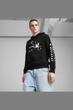 PUMA Felpa da calcio con cappuccio GRAPHICS da uomo