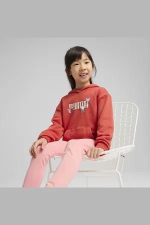 PUMA Felpa con cappuccio x HELLO KITTY AND FRIENDS dal taglio morbido per bambini