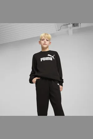 PUMA Felpa girocollo Essentials con logo No. 1 per ragazzi