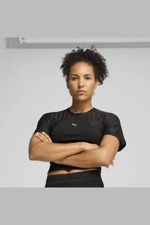 PUMA Top cropped LACE da donna