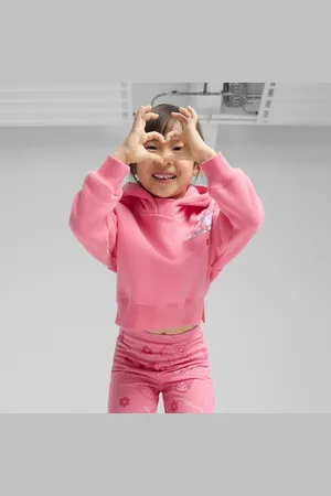 PUMA Felpa con cappuccio grafica x HELLO KITTY AND FRIENDS dal taglio morbido per bambini