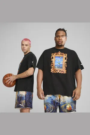 PUMA T-shirt da basket Dylan Exhibit da uomo