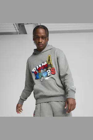 PUMA Felpa con cappuccio grafica Paris da uomo