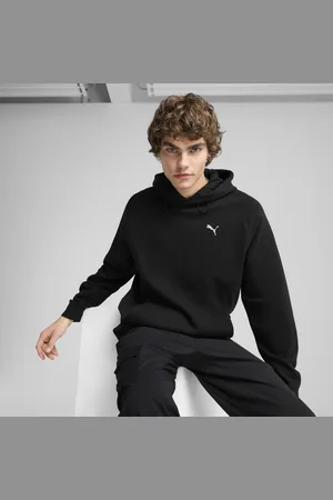 PUMA Felpa con cappuccio TECH DELTAKNIT vestibilità comoda da uomo