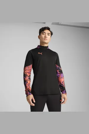 PUMA Maglia da calcio con zip corta IndividualCUP da uomo
