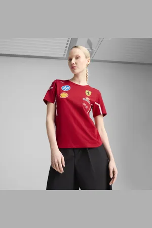 PUMA T-shirt Team Scuderia Ferrari HP 2025 da donna