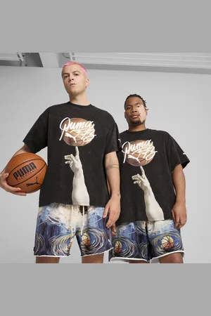 PUMA T-shirt da basket Dylan Exhibit da uomo