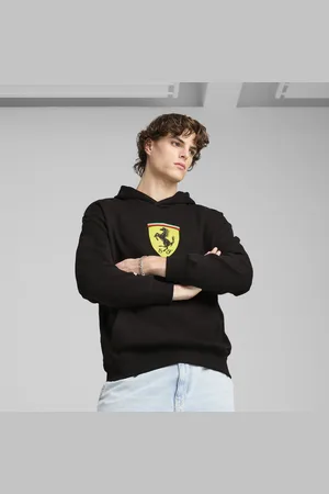PUMA Felpa con cappuccio Scuderia Ferrari HP Race Big Shield da uomo