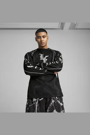 PUMA Felpa con scritta cromata HOOPS x LAFRANCÉ da uomo