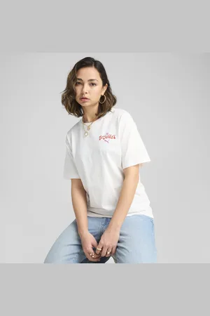 PUMA T-shirt grafica ESS FLORAL PACK vestibilità comoda da donna
