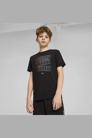 PUMA T-shirt con logo Essentials+ Lab per ragazzi