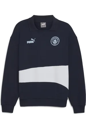 PUMA Sweat Drill Top Manchester City ftblCULTURE+ da uomo