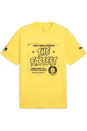 PUMA T-shirt x JAMAICA Village Wear Cotton da uomo