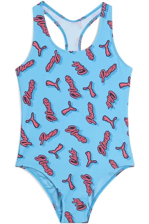 PUMA Costume da bagno Racerback stampato per ragazzi
