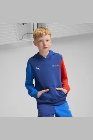 PUMA Felpa con cappuccio BMW M Motorsport ESS+ per ragazzi