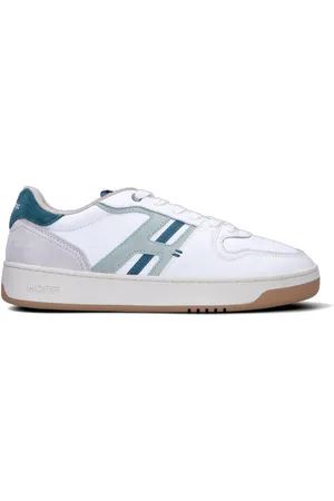 HOFF Sneaker uomo bianca/blu in pelle