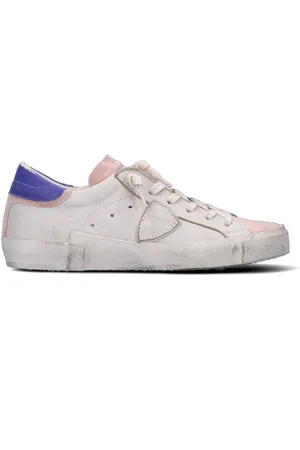 Sneaker donna bianca/rosa/viola