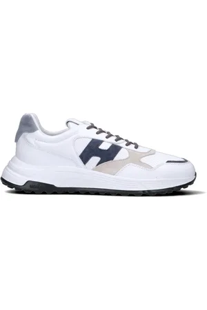 Hogan Sneaker uomo bianca/blu in pelle
