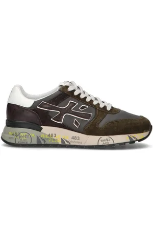 Premiata Sneaker uomo /verde militare in pelle