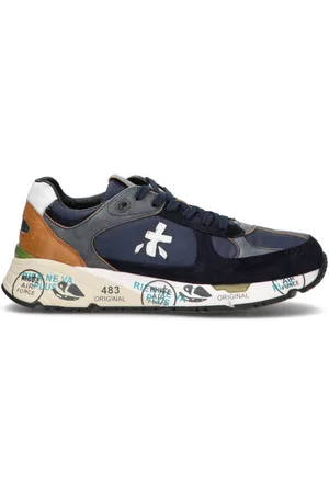 Premiata Sneaker uomo blu/ in pelle