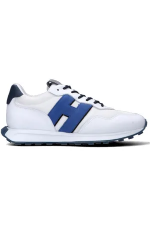 Hogan Sneaker uomo bianca/blu in pelle
