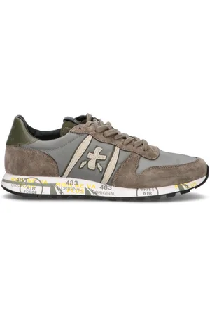 Premiata Sneaker uomo /verde militare in pelle