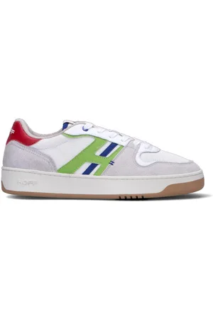 HOFF Sneaker uomo bianca/verde in pelle