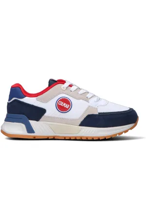 Colmar Sneaker donna bianca/blu/rossa in suede