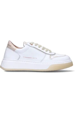 Alexander Smith Sneaker donna bianca/beige in pelle