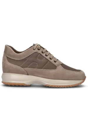 Hogan Sneaker uomo taupe in pelle