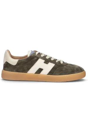 Hogan Sneaker uomo militare in suede