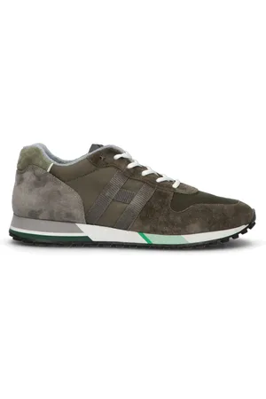 Hogan Sneaker uomo /militare in suede