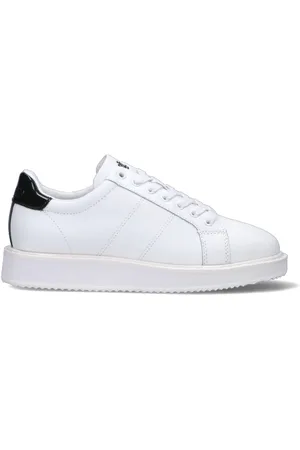 Ralph Lauren ACTN LTHR/PATENT-ANGELINE 4-SK-LTL Sneaker donna bianca