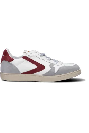 Valsport 1920 Sneaker uomo bianca/grigia/rossa in suede