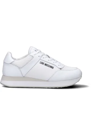 Moschino Sneaker donna bianca in pelle
