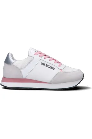 Moschino Sneaker donna bianca/beige/rosa/argento