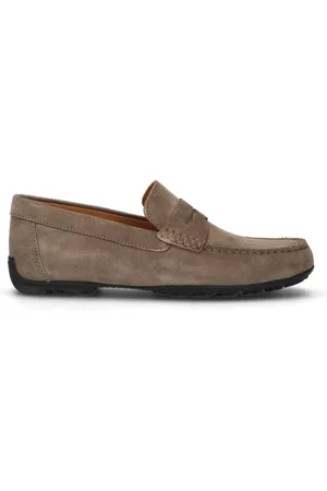 Geox Mocassino uomo grigio in pelle