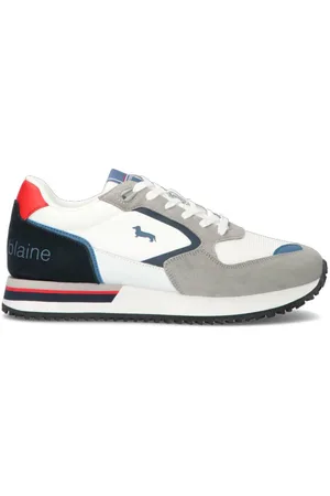 HARMONT&BLAINE Sneaker uomo bianca/grigia/blu/rossa in suede