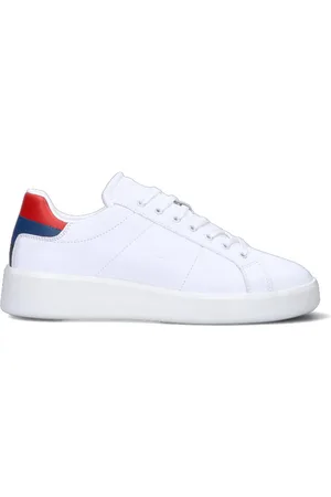 HARMONT&BLAINE Sneaker uomo bianca/rossa/blu in pelle