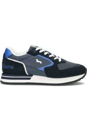 HARMONT&BLAINE Sneaker uomo blu/nera/grigia in suede