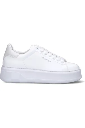 Woolrich Sneaker donna bianca in pelle